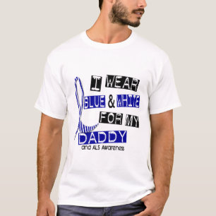 Camiseta ALS eu visto o azul e o branco para meu pai 37