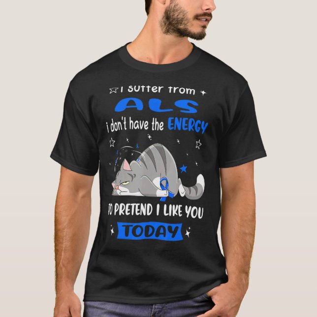Camiseta Als Warrior I Sofre De Als (Frente)