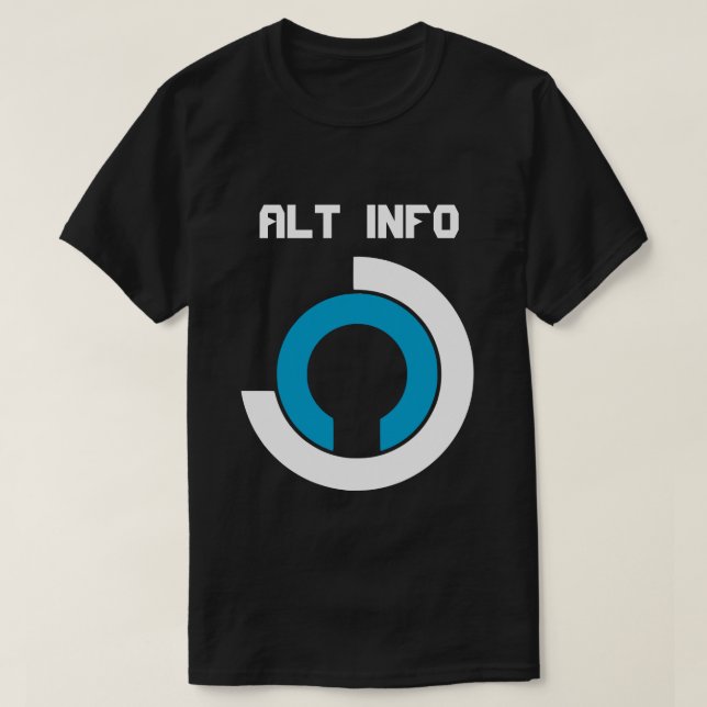 Camiseta Alt-Info (Frente do Design)