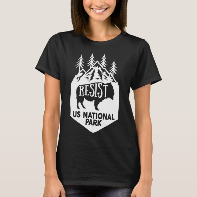 Camiseta Alt Us National Park Resist Service (Frente)