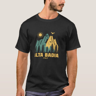 Camiseta Alta Badia Montanhas Itália Caminhando ao Exterior