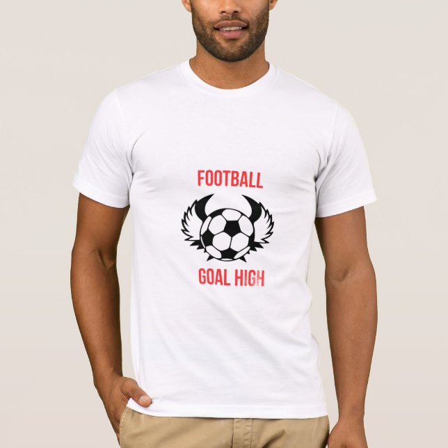 Camiseta alta de Futebol Goal (Frente)