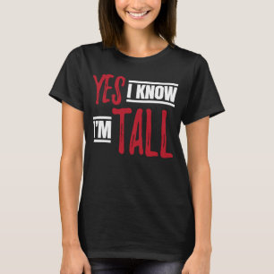 Camiseta Alta Pessoa Sim Sei que sou alta