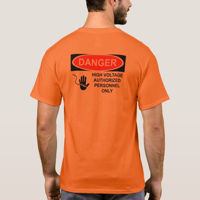 Camiseta Alta tensão NFPA complacente (Verso)