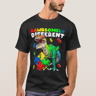 Camiseta Altamente Diferente Dinossauro Autismo Sensibiliza