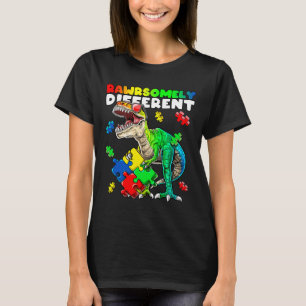 Camiseta Altamente Diferente Dinossauro Autismo Sensibiliza