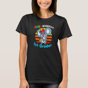 Camiseta Altamente Koalafied 1 ruas De Volta À Escola Koala