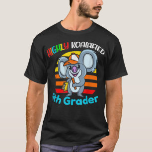 Camiseta Altamente Koalafied 4º Grader De Volta À Escola Ko