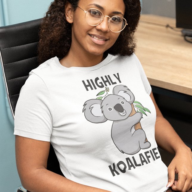 Camiseta Altamente Koalafied Koala (Criador carregado)