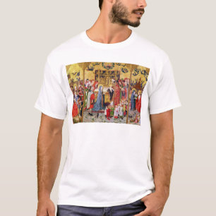 Camiseta Altarpiece das sete alegrias do Virgin
