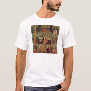 Camiseta Altarpiece do Virgin do rosário, c.1500