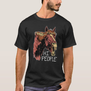 Camiseta Altas Pessoas, Hor Equestre Equestre Equestrian Ri