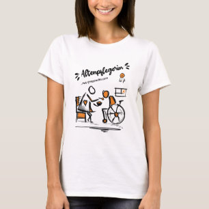 Camiseta Altenpflegerin aus ganzem Herzen. Altenpflege