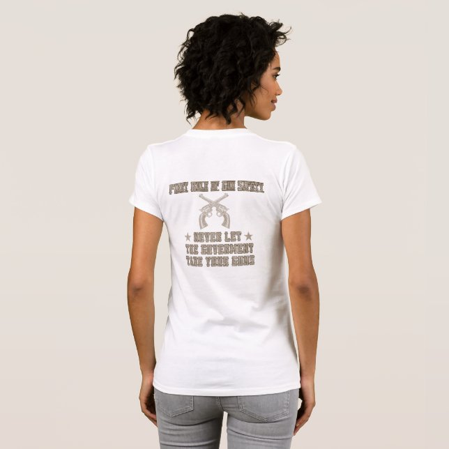 Camiseta Alteração do primeiro regulamento das mulheres sob (Parte Traseira Completa)