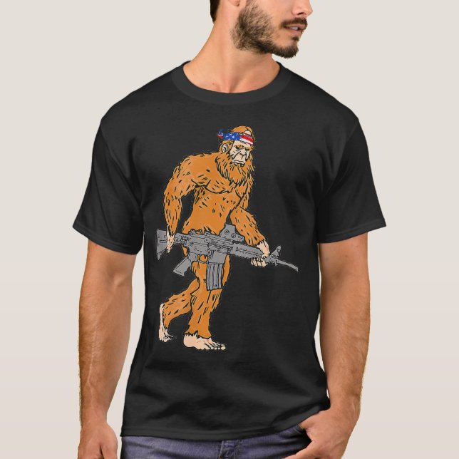 Camiseta Alteração do segundo Bigfoot Direito de Armamento  (Frente)