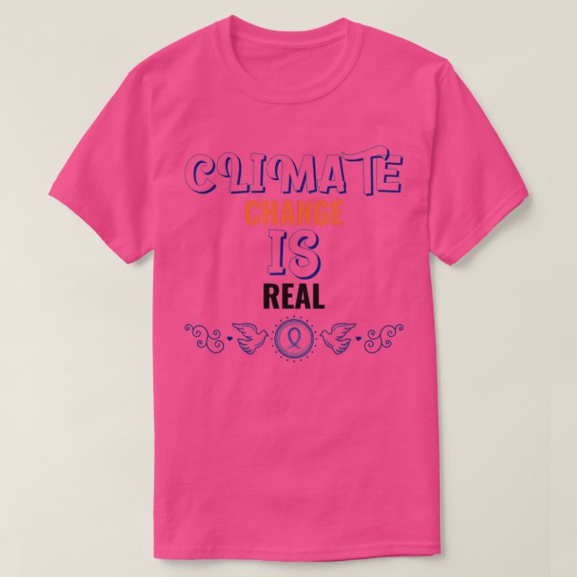 Camiseta Alterações climáticas 5 (Frente do Design)