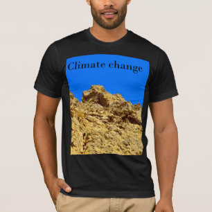 Camiseta Alterações climáticas cuidam do ambiente