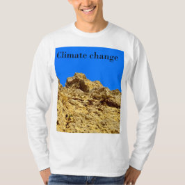 Camiseta Alterações climáticas cuidam do ambiente