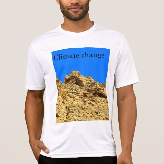 Camiseta Alterações climáticas cuidam do ambiente (Frente)