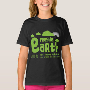 Camiseta Alterações climáticas Poluição por carbono Açã