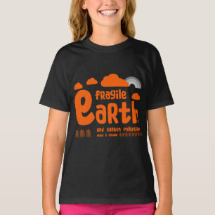 Camiseta Alterações climáticas Poluição por carbono Açã