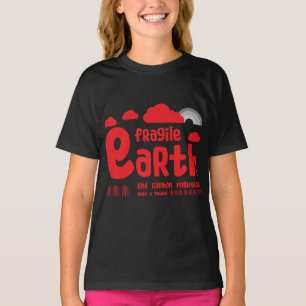 Camiseta Alterações climáticas Poluição por carbono Açã