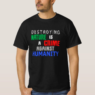 Camiseta Alterações climáticas Terra Futuro Planeta de CO2 