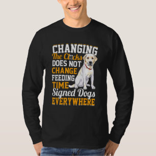 Camiseta Alterar Os Relógios Não Altera O Tempo De Alimenta
