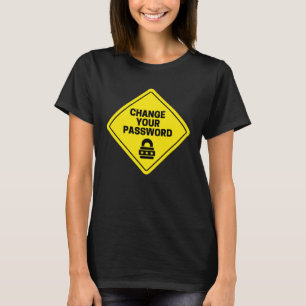 Camiseta Altere os memórias da tecnologia de informações de