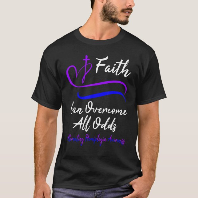 Camiseta Alternating HemiplegiaAwareness Support Christian  (Frente)