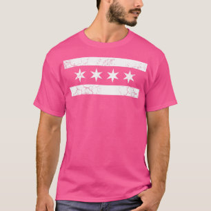 Camiseta Alternativa Branca de Sinalizador Chicago