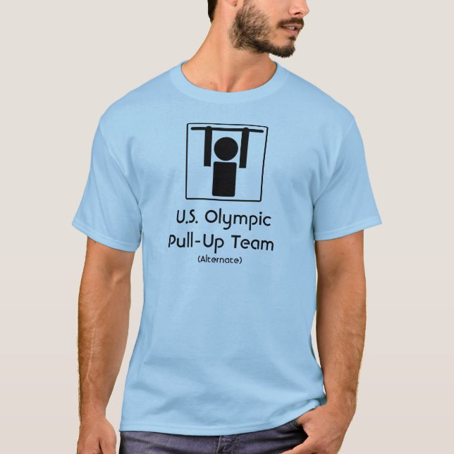 Camiseta Alternativa de homem de puxamento (Frente)