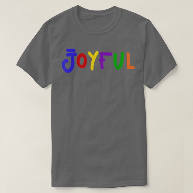 Camiseta Alternativo de Natal feio para um feliz e alegre (Frente do Design)