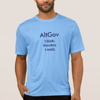 AltGov Política: Eu acho; portanto eu resisto.