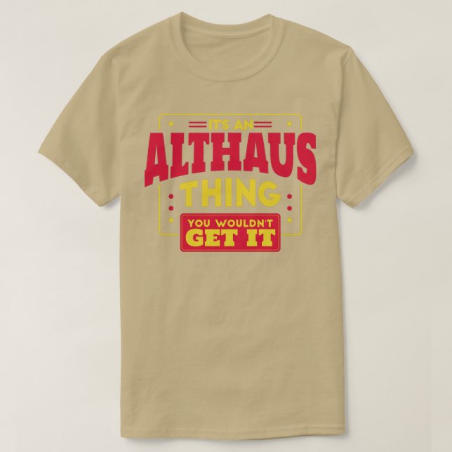 Camiseta Althaus (Frente do Design)