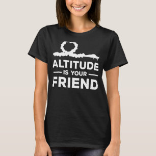 Camiseta Altitude é o seu amigo avião voando Roupa