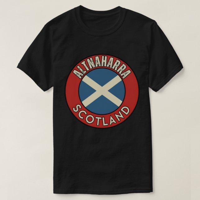 Camiseta Altnaharra, Escócia (Frente do Design)