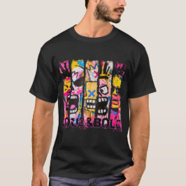Camiseta Alto e Negrito - Design de Arte de Grafite