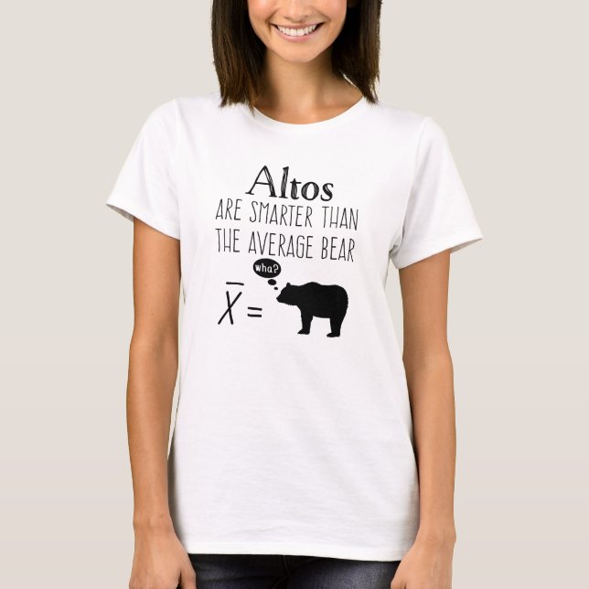 Camiseta Alto Engraçado - Urso Médio (Frente)