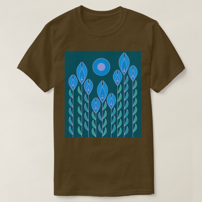 Camiseta Alto irlandês azul (Frente do Design)