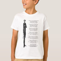 Alto Presidente Abraham Lincoln Cute Vintage Rhyme