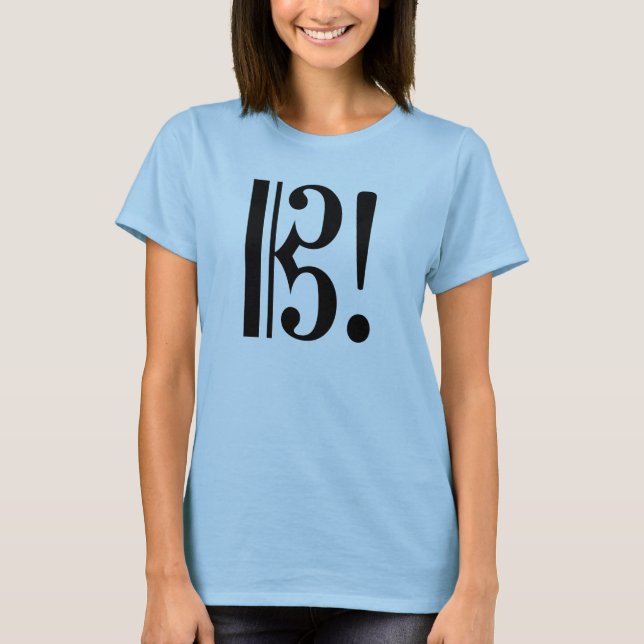 Camiseta AltoClefExclaimBlk (Frente)