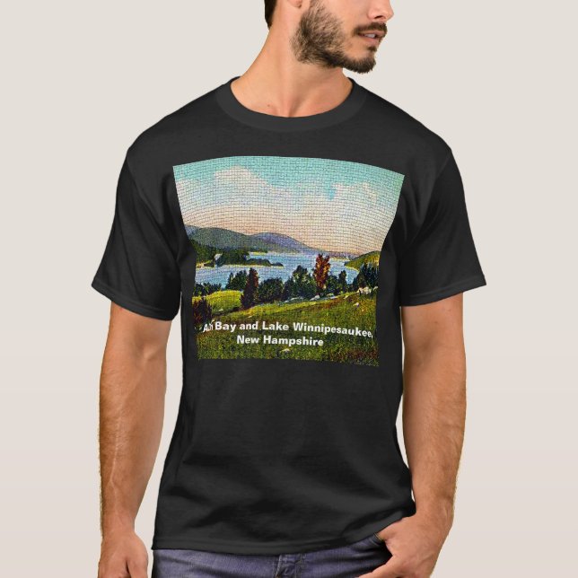 Camiseta Alton Bay e Lake Winnipesaukee, New Hampshire (Frente)