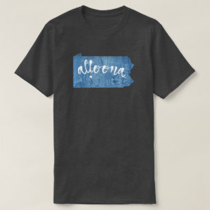 Camiseta Altoona Pennsylvania Wood Grain