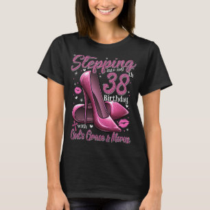 Camiseta Altos saltos entrando no meu 38º aniversário 38 e