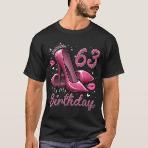 Camiseta Altos saltos entrando no meu 63º aniversário, 63 e