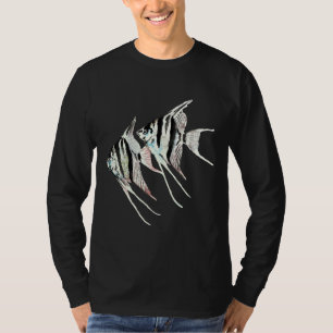 Camiseta Altum Angel Fish Aquarel Por Artemie