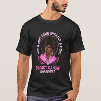 Camiseta Altura do Cancer rosa afro-americano