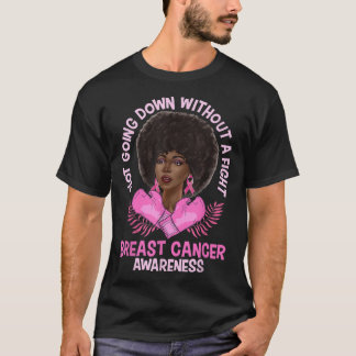 Camiseta Altura do Cancer rosa afro-americano