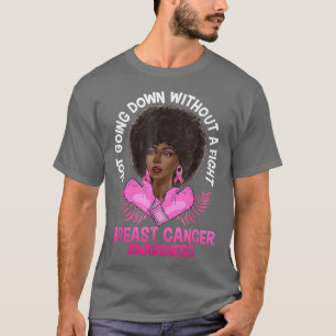 Camiseta Altura do Cancer rosa afro-americano